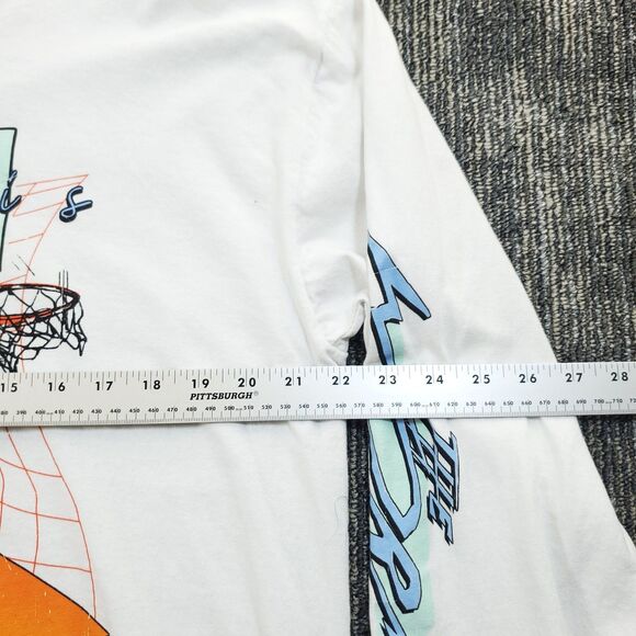 Dennis Rodman Pacsun Shirt Men’s Large White Graphic The Worm Cotton - Picture 6 of 8
